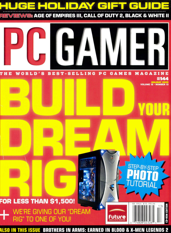 PC Gamer Issue 144 (Holiday 2005) cover